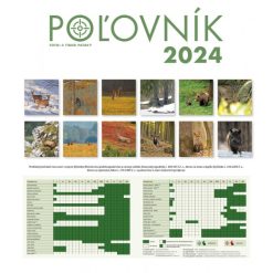 Nástenný kalendár Poľovník 2024