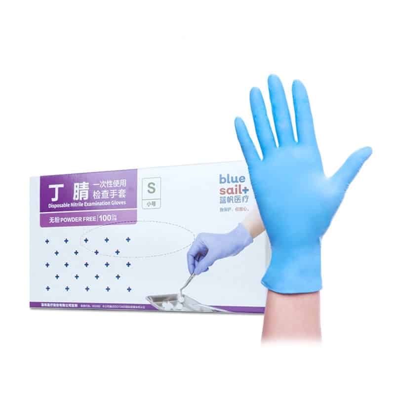 Chirurgické nitrilové rukavice jednorázové M 100ks