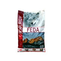 Granule pre psa Feda Energy 10 kg disponujú vyváženým pomerom bielkovín, sacharidov, s obsahom zeleniny, bylín a minerálnych látok.