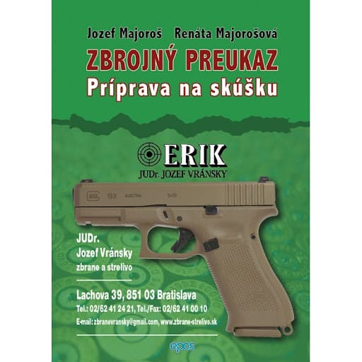 Kniha zbrojný preukaz- príprava na skúšku