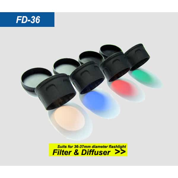 Filter pre svietidlo FD36 červený