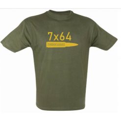 Poľovnícke tričko s kalibrom 7x64